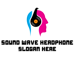 Headphone - Music DJ Headphones logo design