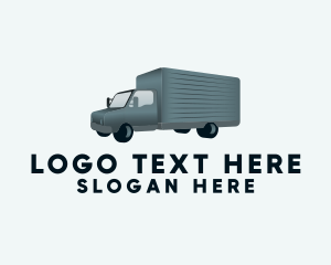 Haulage - Cargo Truck Transport logo design