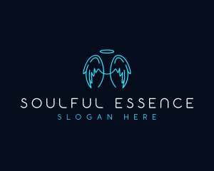 Spiritual - Spiritual Angel Wing logo design