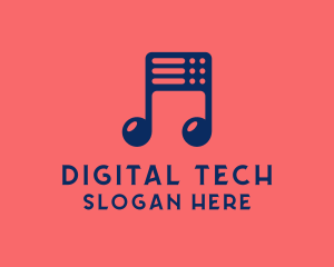 Digital - Digital Audio Music logo design