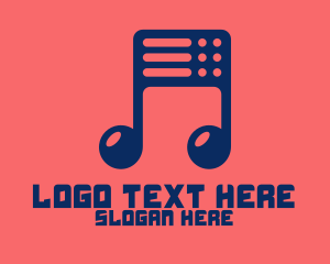 Music - Digital Audio Music logo design