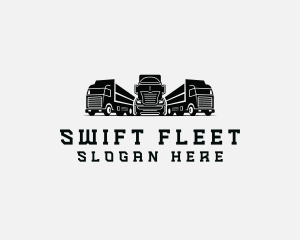 Fleet - Trucking Delivery Logistics logo design