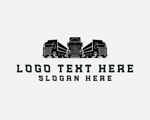 Freight - Trucking Delivery Logistics logo design