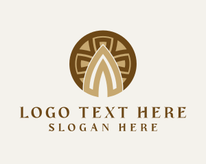 Ancient Letter A Business Logo