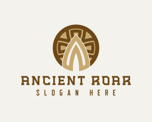 Ancient Spearhead Cross logo design