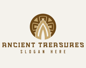 Ancient Spearhead Cross logo design