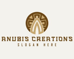 Ancient Spearhead Cross logo design