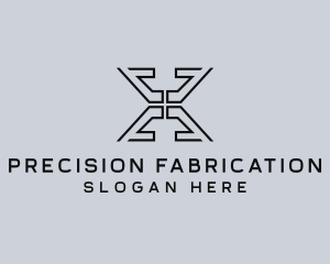 Fabrication - Industrial Construction Fabrication logo design