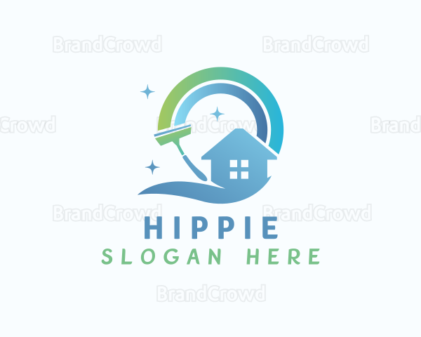 Clean Squeegee Housekeeping Logo