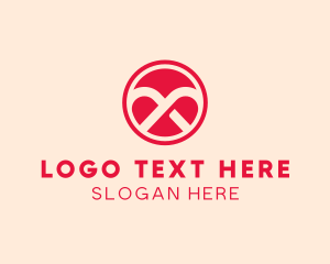 Symbol - Tie Knot Circle logo design