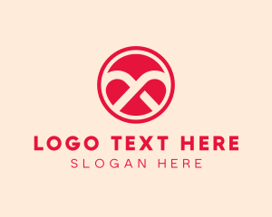 Financial - Tie Knot Circle logo design