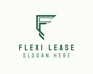 Modern Digital Business Letter F logo design