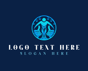 Life Coach - Human Care Support logo design