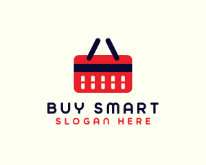 Shopping Credit Basket logo design