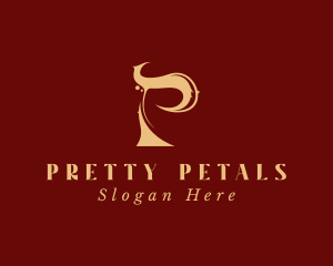 Elegant Letter P Boutique logo design