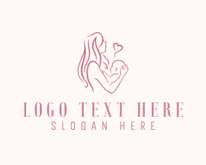 Mom - Mother Baby Pediatric logo design