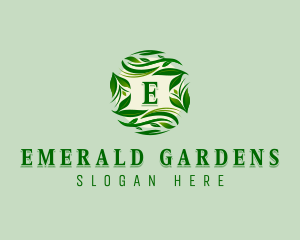 Sustainable Eco Gardening logo design