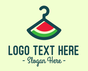 Hanger - Hanger Watermelon Slice logo design