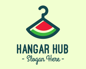 Hanger - Hanger Watermelon Slice logo design