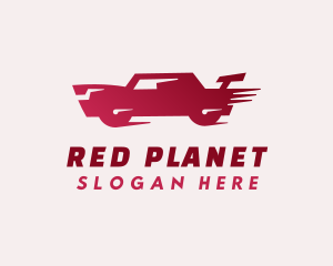 Red Car Racing logo design