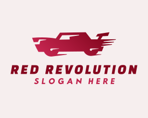 Red Car Racing logo design