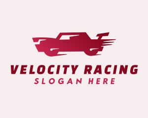 Red Car Racing logo design