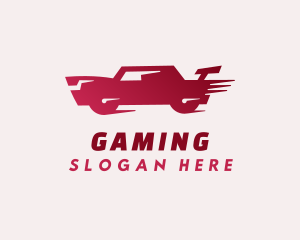Gran Turismo - Red Car Racing logo design