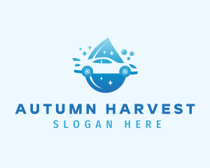Auto - Car Wash Droplet logo design