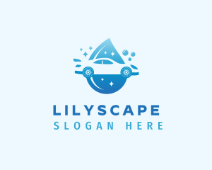 Bubbles - Car Wash Droplet logo design