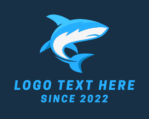 Marine Life - Aquatic Marine Shark logo design