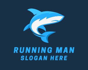 Aquatic Marine Shark  Logo