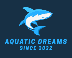 Aquatic Marine Shark  logo design