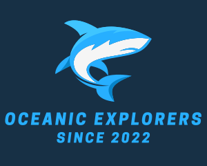 Marine Biology - Aquatic Marine Shark logo design