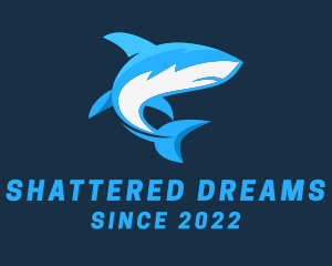 Character - Aquatic Marine Shark logo design