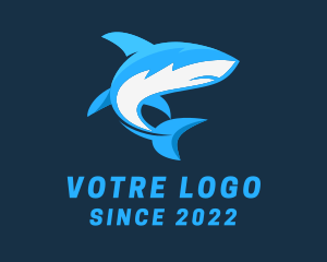 Aquarium - Aquatic Marine Shark logo design