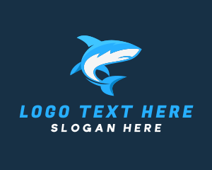 Conservation - Aquatic Marine Shark logo design