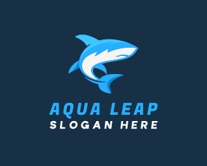 Aquatic Marine Shark  logo design