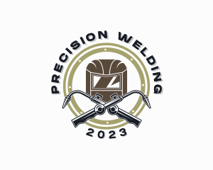 Welding - Welder Steelworks Welding logo design