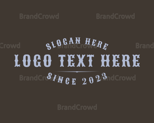 Western Brand Fashion Logo