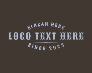 Event Styling - Western Brand Fashion logo design