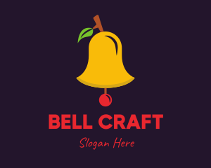 Bell - Cherry Fruit Bell logo design