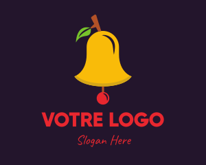 App - Cherry Fruit Bell logo design