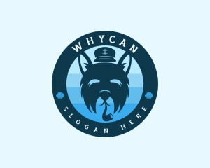 Maritime - Maritime Captain Dog logo design