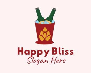 Beer Bucket Hops logo design