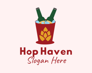 Hops - Beer Bucket Hops logo design