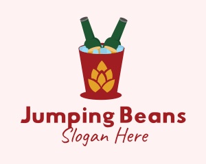 Beer Bucket Hops logo design