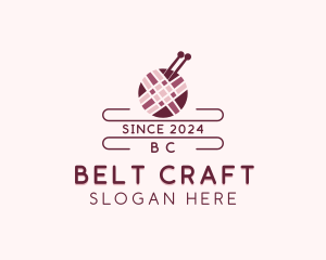 Yarn Knitting Craft logo design