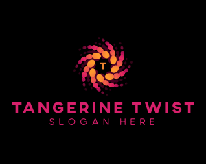 Twist Circles Swirl logo design