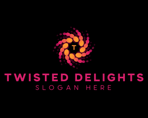 Twist Circles Swirl logo design