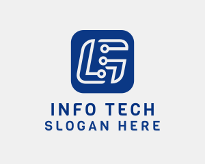 Information - Blue G Technology logo design